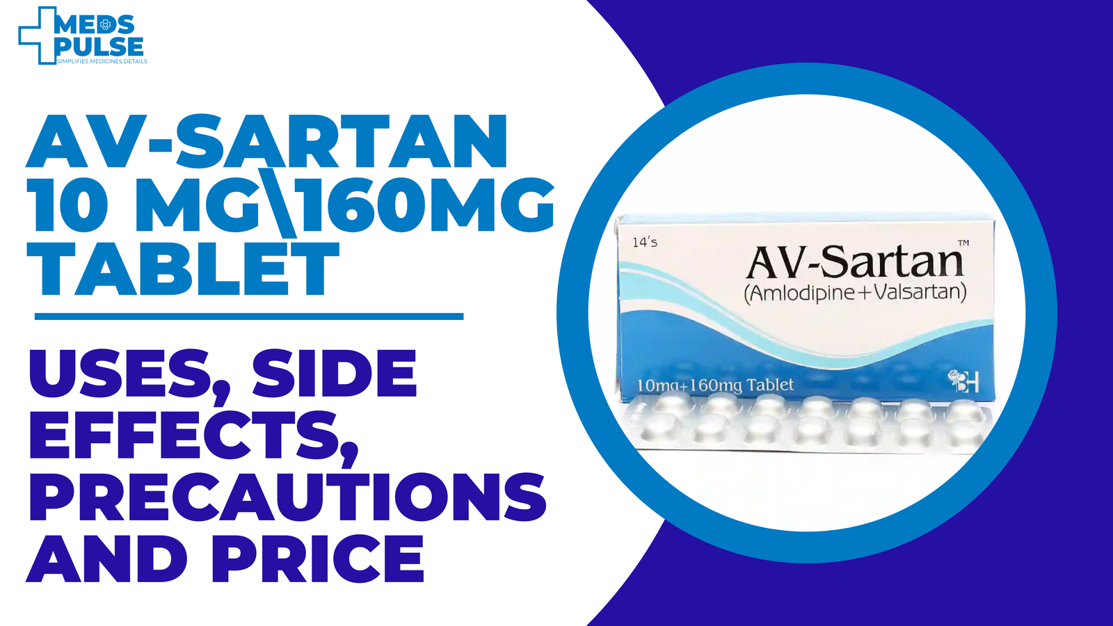 AV-Sartan 10 mg/ 160 mg Tablet