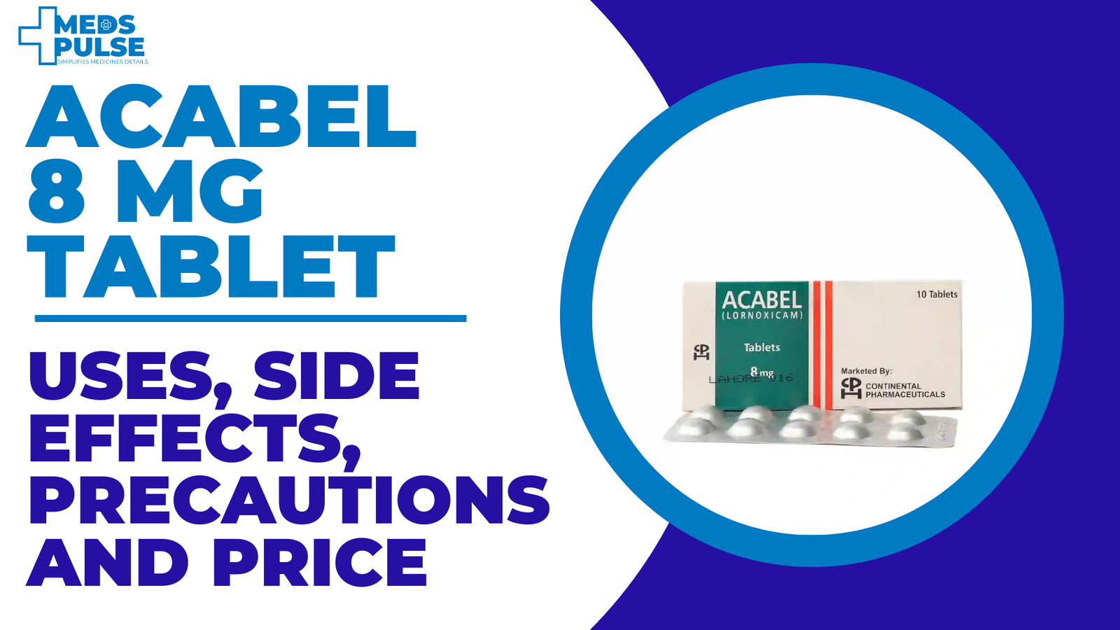 Acabel 8mg tablet: Uses, Side Effects, Precautions, and Price
