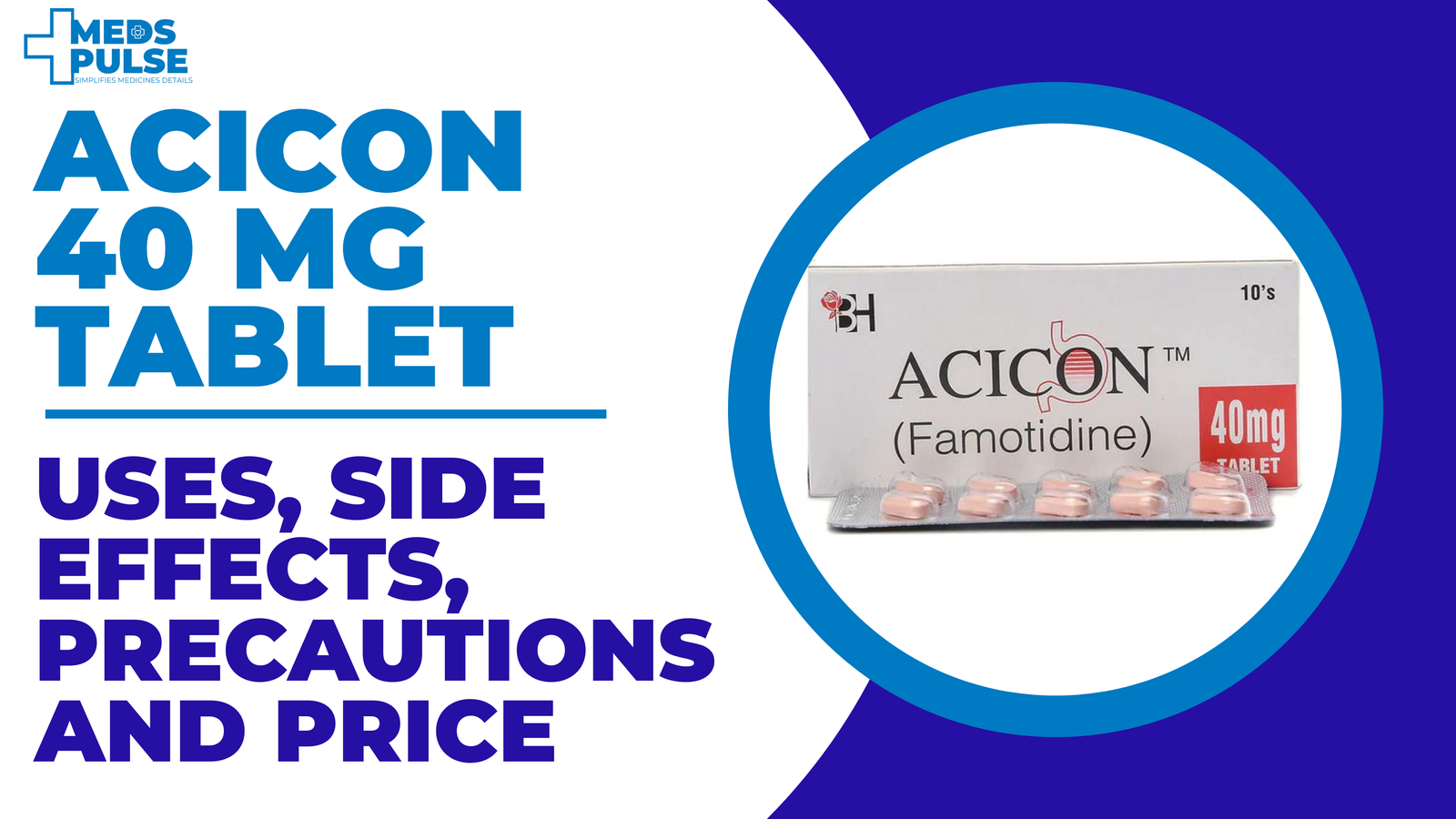 Acicon 40 mg tablet