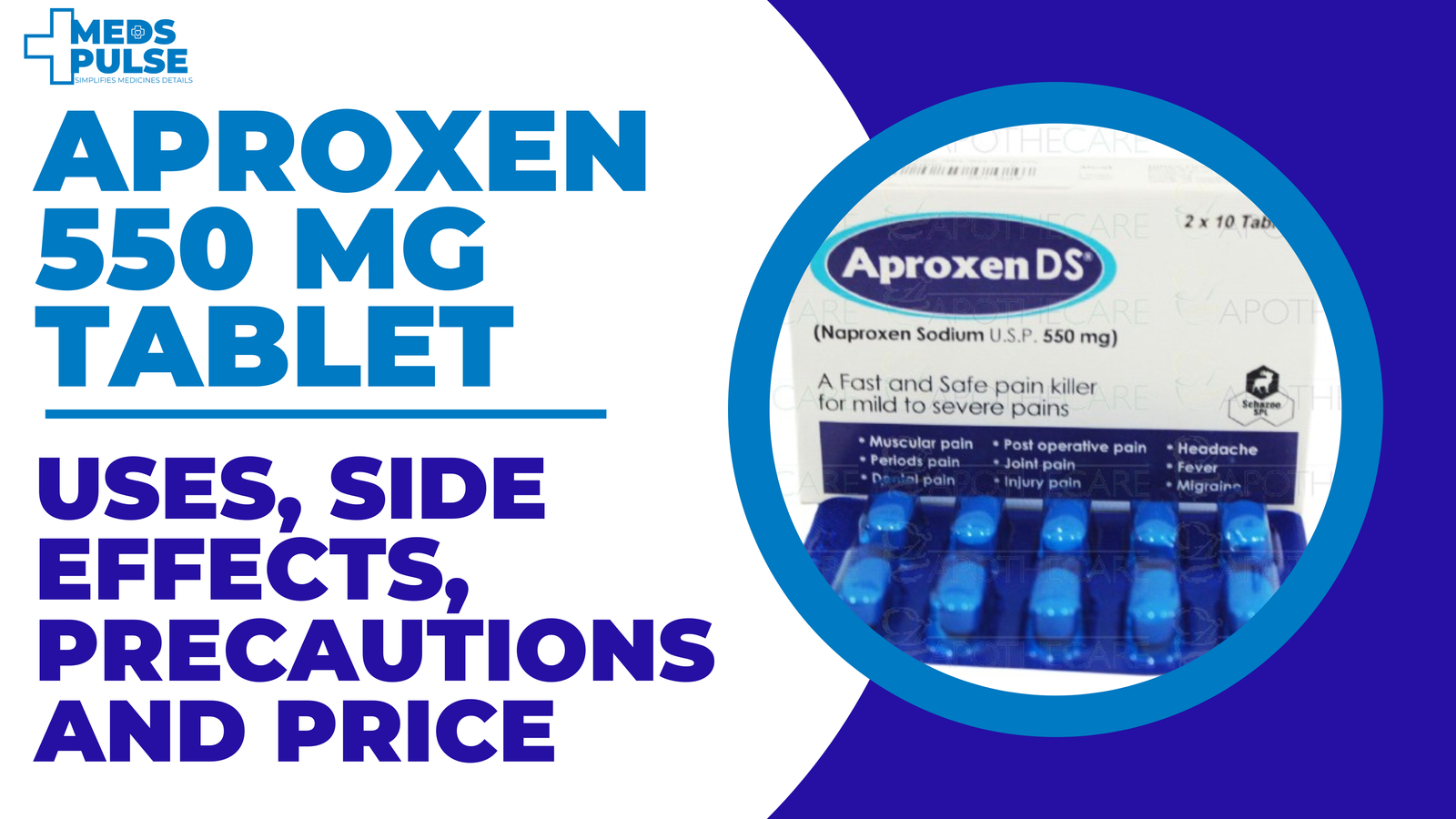 Aproxen DS 550mg Tablet