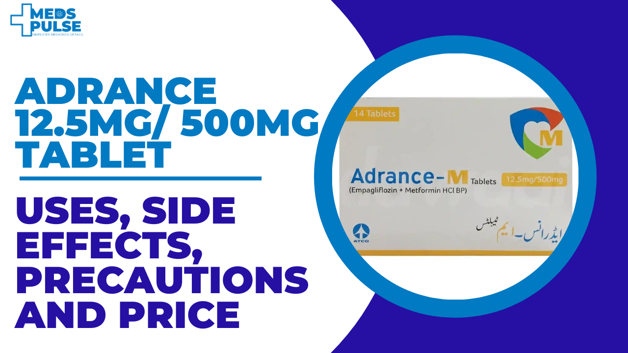 Adrance-M 12.5 mg / 500 mg Tablets